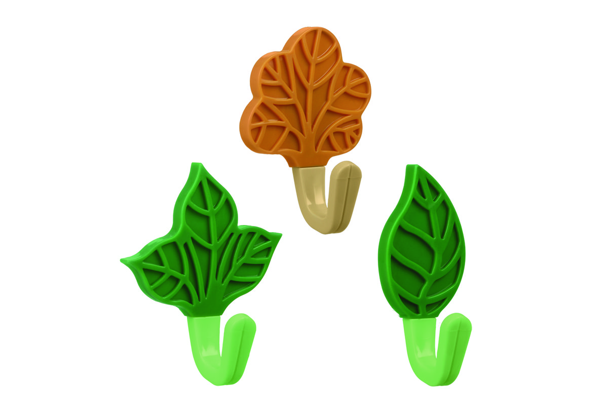 290530 SELF ADHESIVE HOOK ABS"LEAVES"