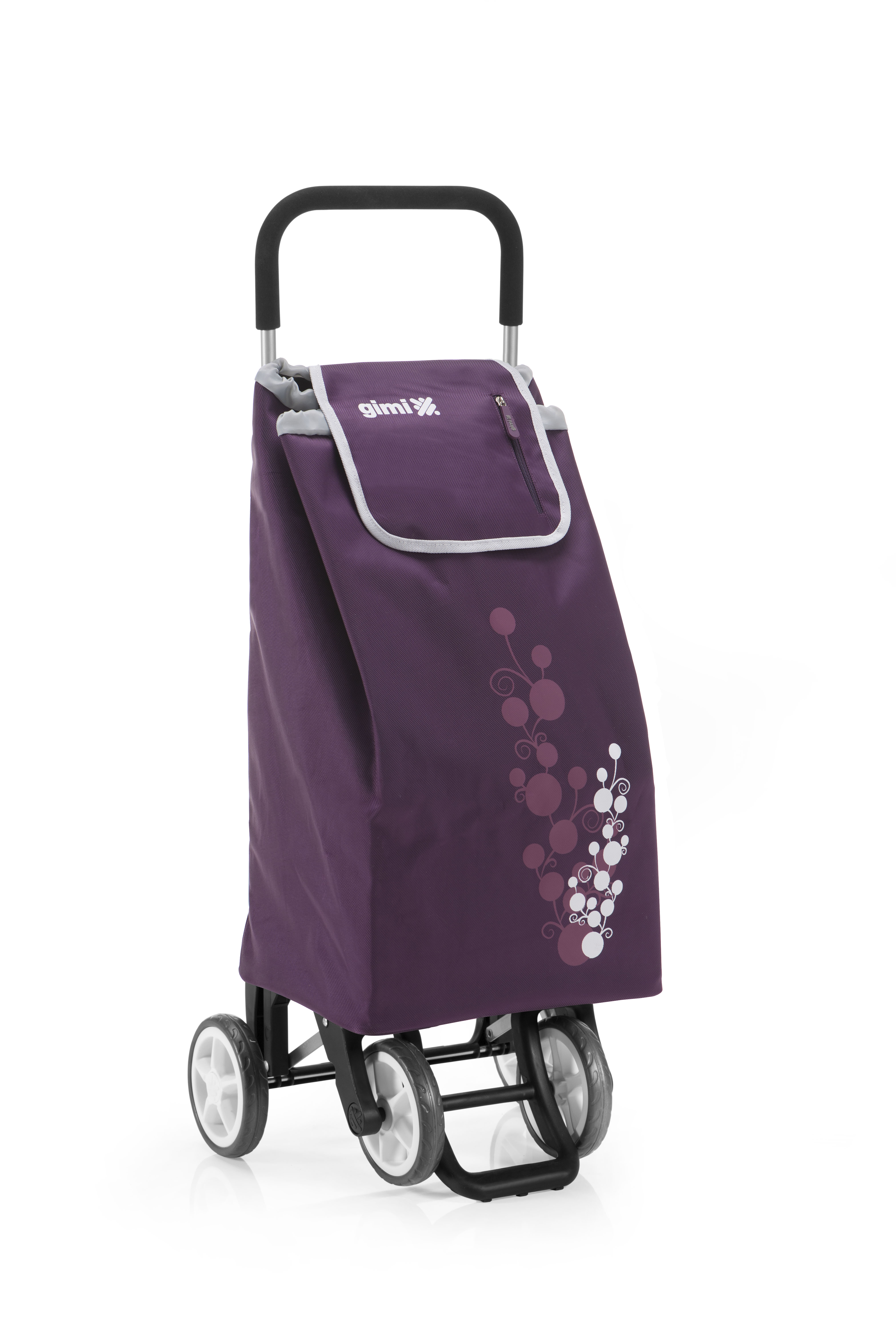 1508035011000 SHOPPING TROLLEY TWIN PLUM