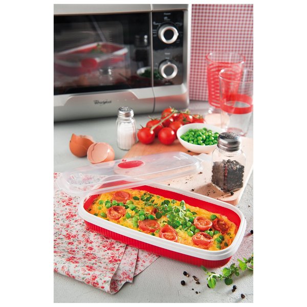 000722 EGG POACHER AND OMELETTE MAKER RED GIFT BOX