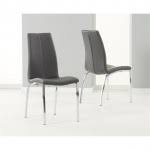 0000066953 Asama dining chair Sawana fabric grey 5, base chrome