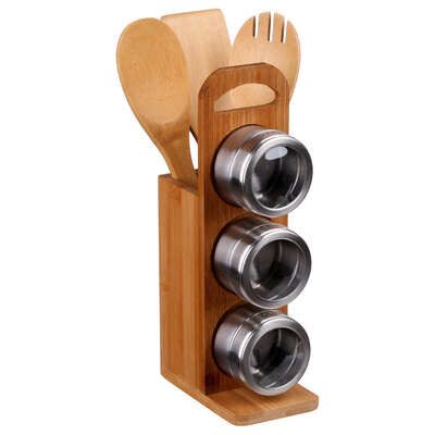 111530 KITCHEN TOOLS HOLDER+TOOLS+POT