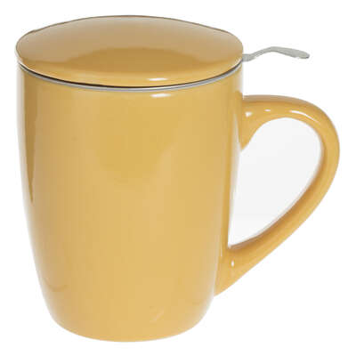 154002I    MUG W/ FILTER + LID YELLO 32CL