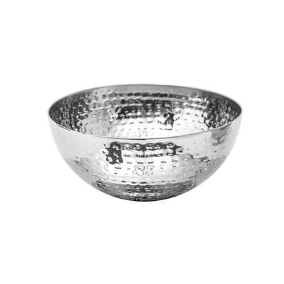 154005E HUMMERED SS SALAD BOWL 19CM