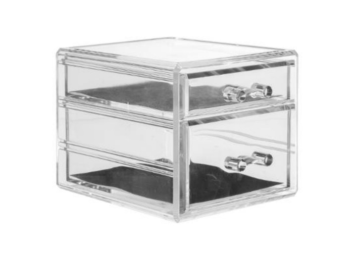 155913 BOX JEWELERY 2 DRAWERS S