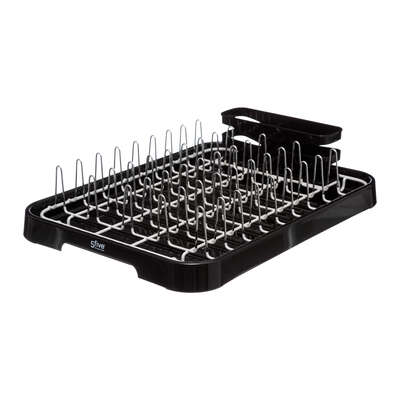 169132A  DISHDRAINER W TRAY BLACK NEO