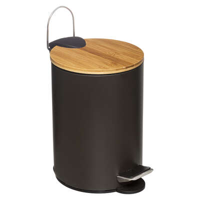 174572F  DUSTBIN 3L CHARCOAL MODERN