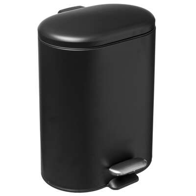 174635C  SOFTCL 6L SILIFLEX DUSTBIN BLA