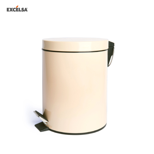 48134 CREAM 5 LT. DUST BIN