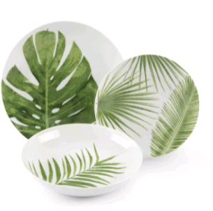 62505 "FOLIAGE" 18 PCS DINNER SET