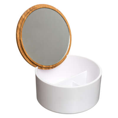 155985A BOITE MIROIR ROND BLC NATUREO