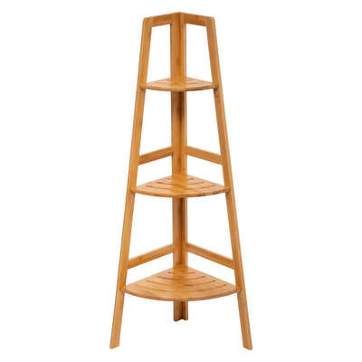 174519  ETAGERE ANGLE 3NIV BAMBOU