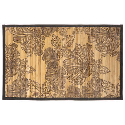 174701A    TAPIS LATTES BAM 50X80 BLACKFL