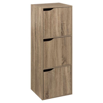 181271 ETAGERE 3 CASES PORTE NAT