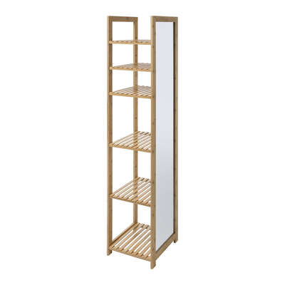 174604 ETAGERE MIROIR 3+2CASES MIXNM