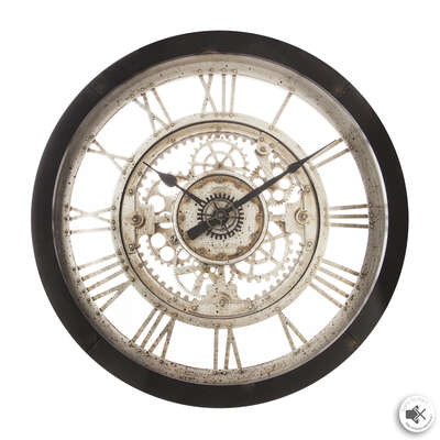 155104 HORLOGE MECA PLAST IVY D61,5X7