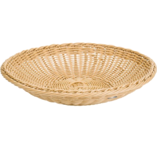 020551 041 01 Flat round bowl 38 cm x 7.5 xm beige