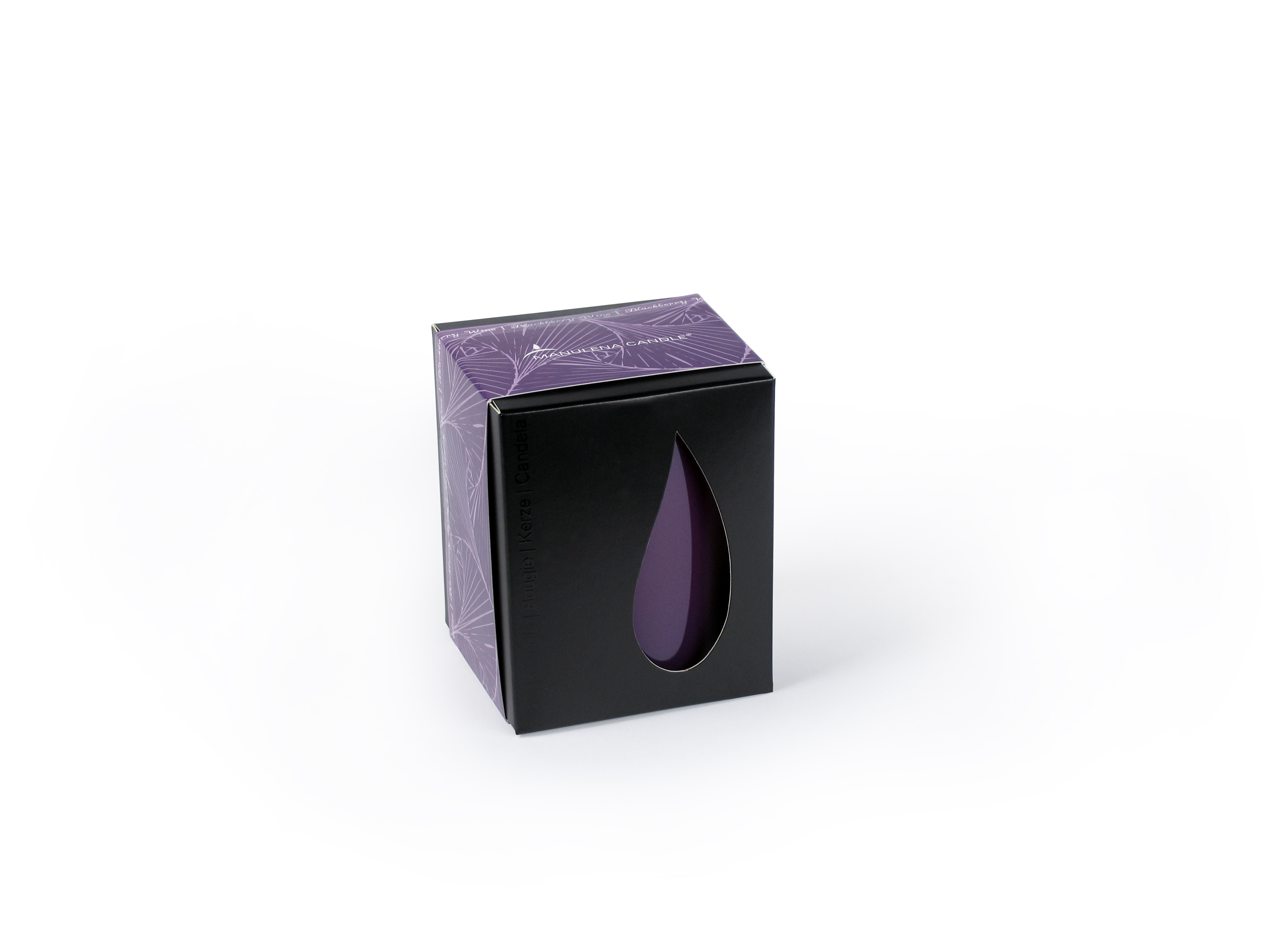 B066520 Gift Vidro 7,8*9,2cm cor Roxo/Blackberry Wine