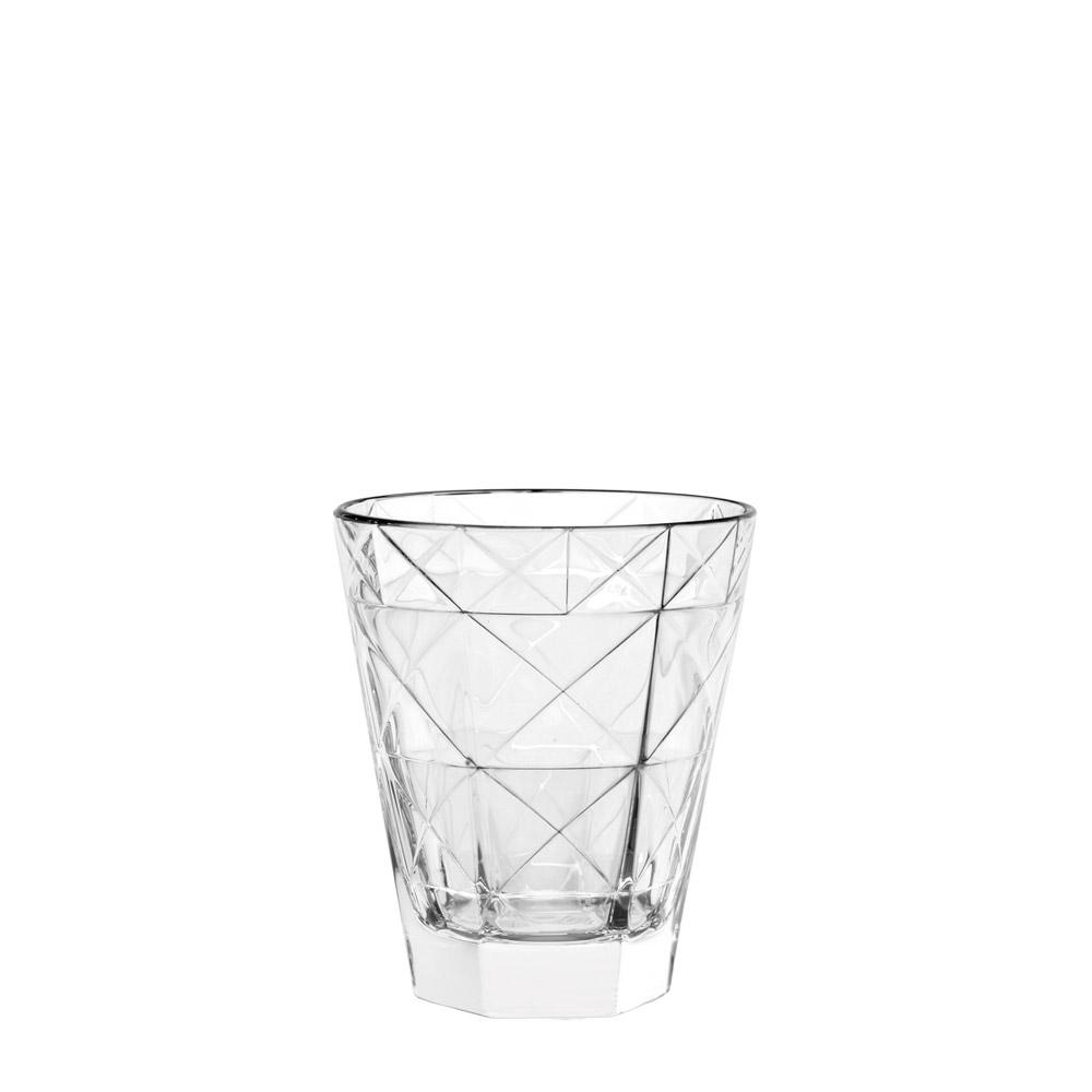 63830EM CARRE' TUMBLER OF 28CL