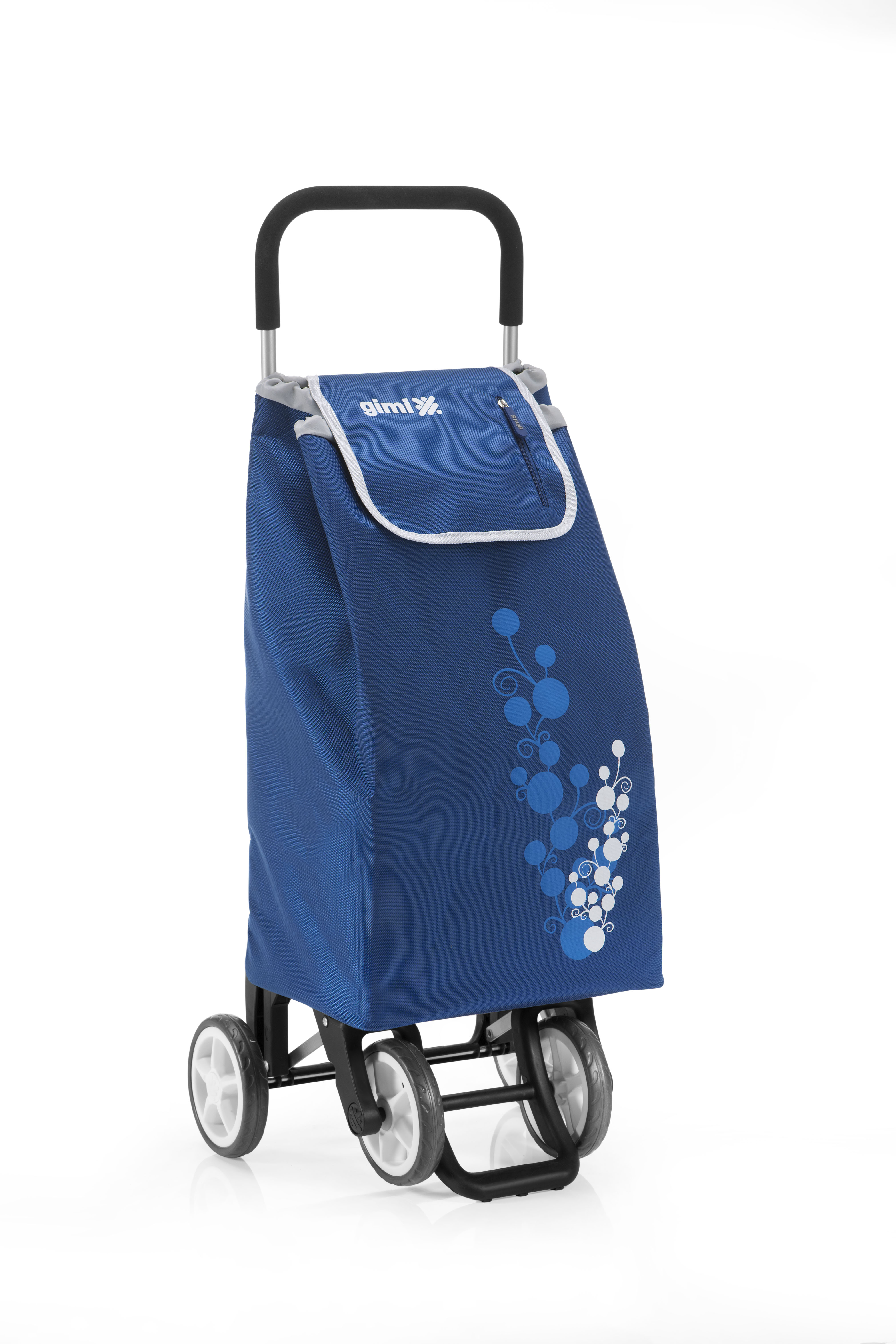 1508035021000 SHOPPING TROLLEY TWIN BLUE