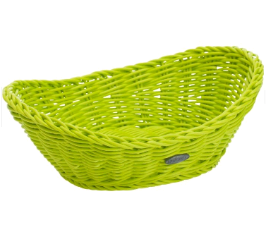 020961 371 01 Oval basket 23.5*18*6/8 lime II