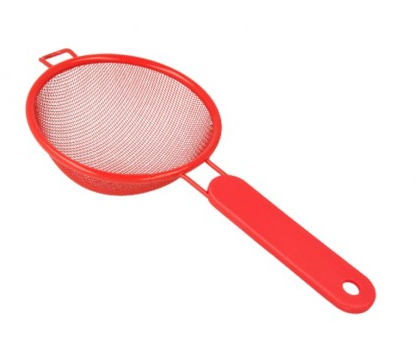 102507  011  NON-STICK STRAINER,PL.HDL.7 CM