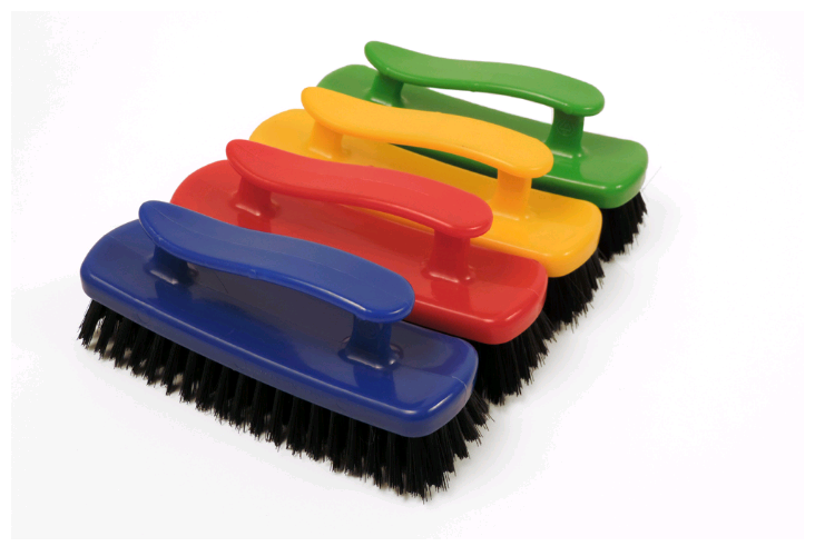 07.00530.0024.00.000 Painted Oval Scrub Brush