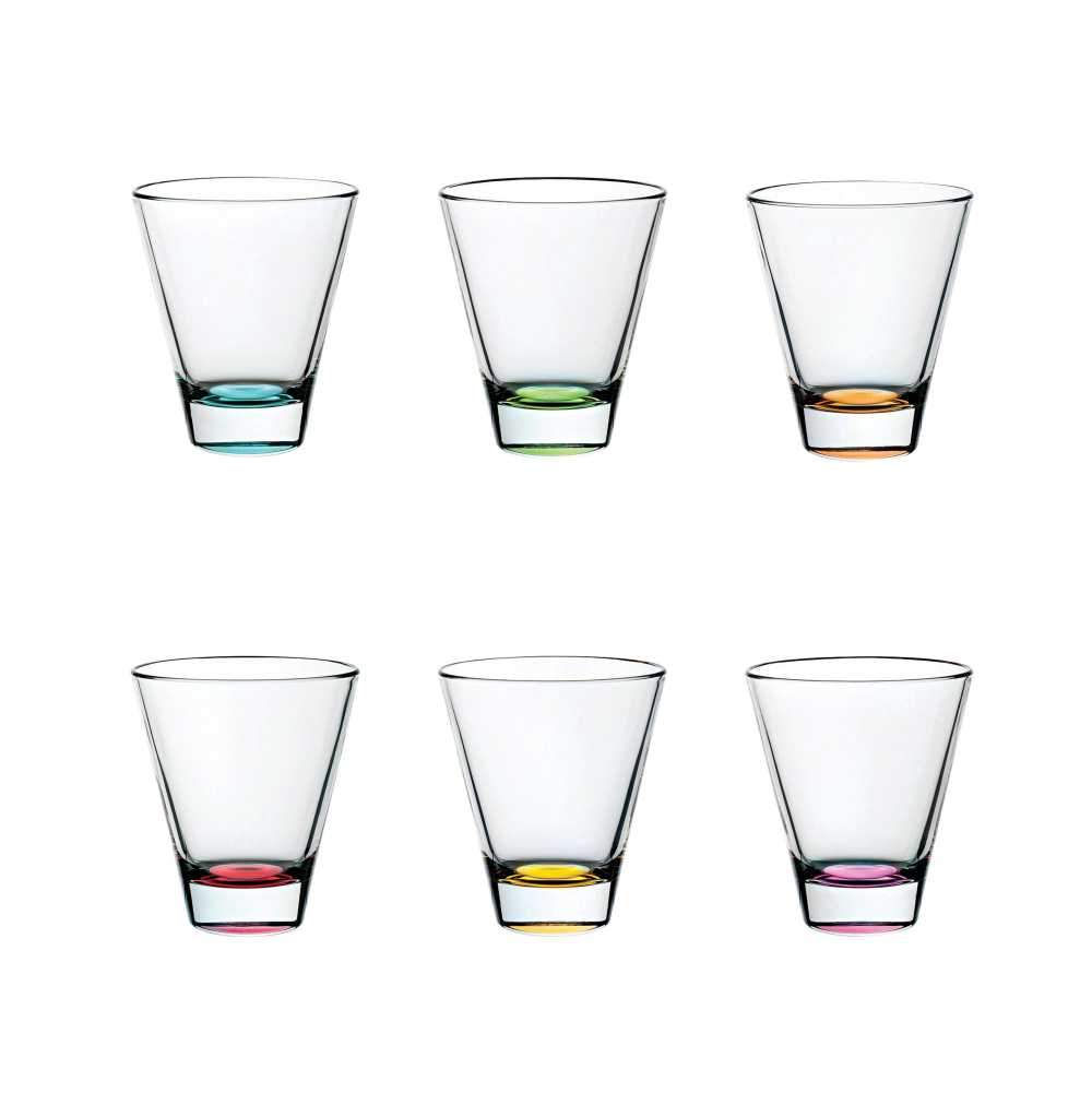 62231EM CONFETTI SET OF 6 TUMBLERS OF 25CL