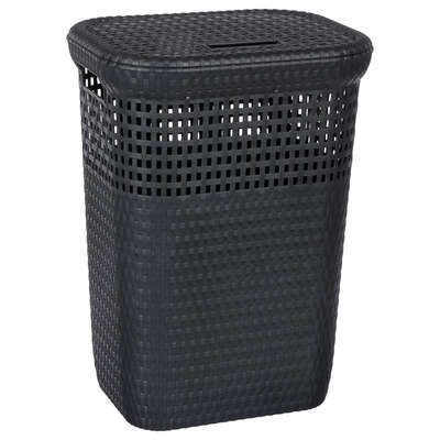 133692  60L LDRY BASKET+LID  RATTAN G