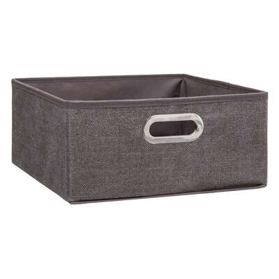 138886H STORAGE BOX 31X15 BROWN LINEN