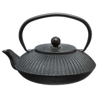 140619  TEA POT 80CL GARDEN BLACK