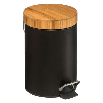 140801N DUSTBIN 3L NATUREO BLACK