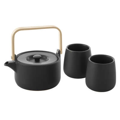 154354A  SET TEAPOT BLACK NATURE 50CL