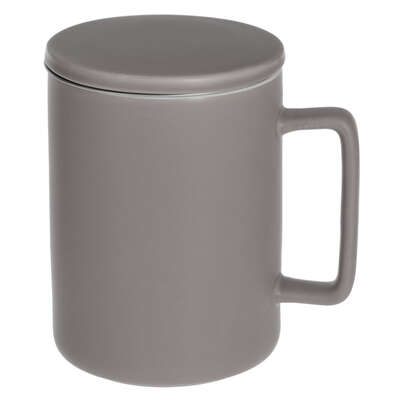 154609A  MUG + INFUSOR NATURE TAUPE40CL