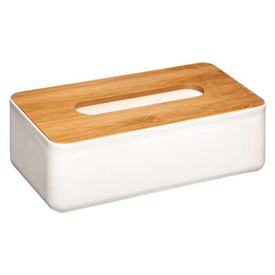 155928A  TISSUE BOX NATUREO WHITE