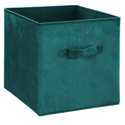 160455B BLUE VELVET STORAGE BOX 31X31