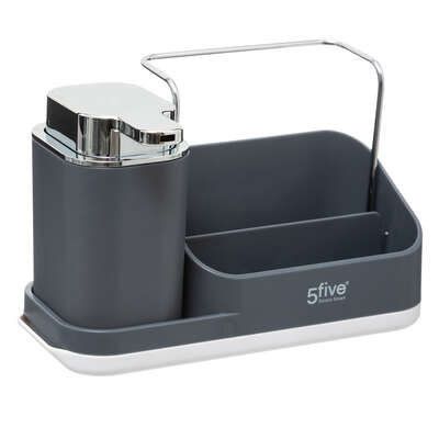 169131  SINKCADDY W DISPENSER GREY NEO