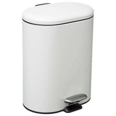 174635A  SOFTCL 6L SILIFLEX DUSTBIN WHT