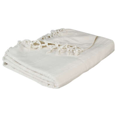 131645A  CREAM BEDSPREAD 160X220