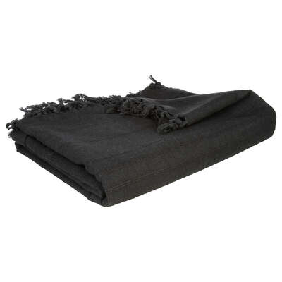 131645J   BLACK BEDSPREAD 160X220