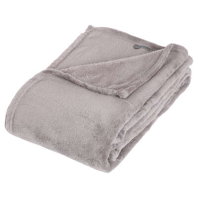 131648B   MICROPLUSH BLANKET GREY130X180