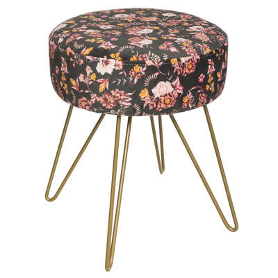 157195C   PACO GYPSY VEL SIDE STOOL