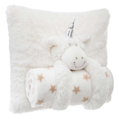 158730C   UNICORN CUSHION + BLANKET