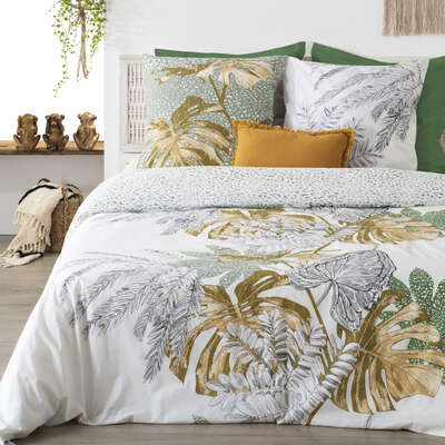 168862 DUVET COVER MONSTERA 240X220