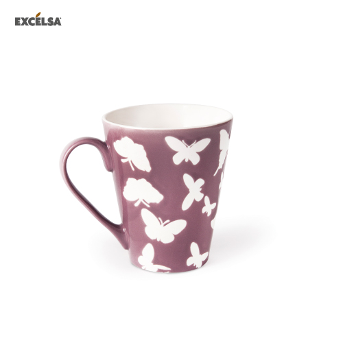 60922 ENJOY BUTTERFLY DECORATION MUG