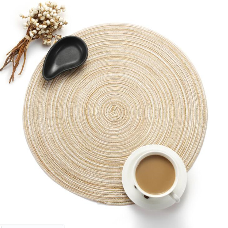 62393 ROUND CREAM PLACEMAT 36 CM